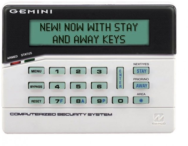 NAPCO GEM-RP8 LCD